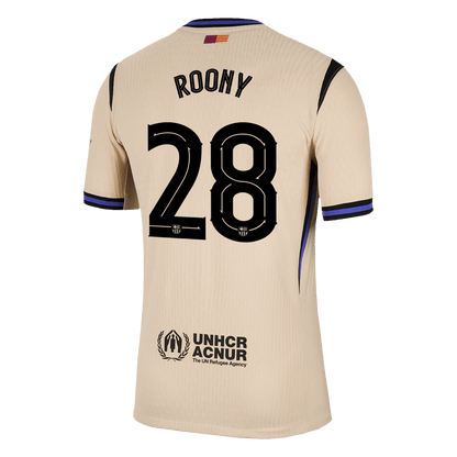 Tricouri Fotbal Barcelona ROONY #28 Deplasare 2025/26 Authentic - UCL