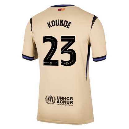 Tricouri Fotbal Barcelona KOUNDE #23 Deplasare 2025/26 - UCL