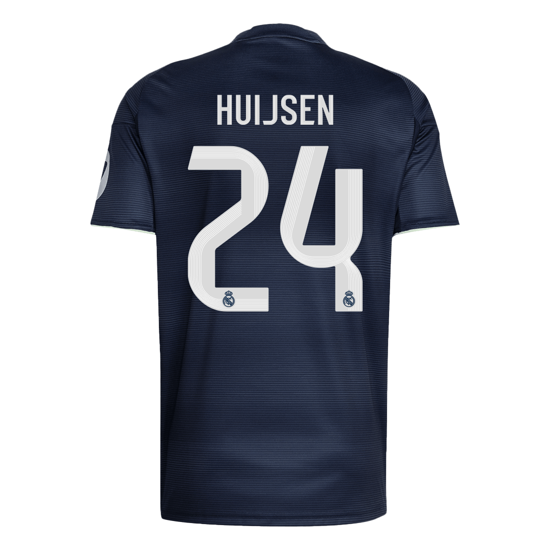 Tricouri Fotbal Real Madrid HUIJSEN #24 Deplasare 2025/26 - Premium