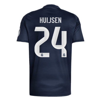 Tricouri Fotbal Real Madrid HUIJSEN #24 Deplasare 2025/26 (mărime mare) - Premium