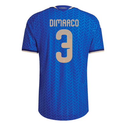 Tricouri Fotbal Italia DIMARCO #3 Acasă Cupa Mondială 2026 Authentic
