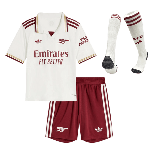 Set Tricouri Fotbal Arsenal Treilea 2025/26 Pentru Copii