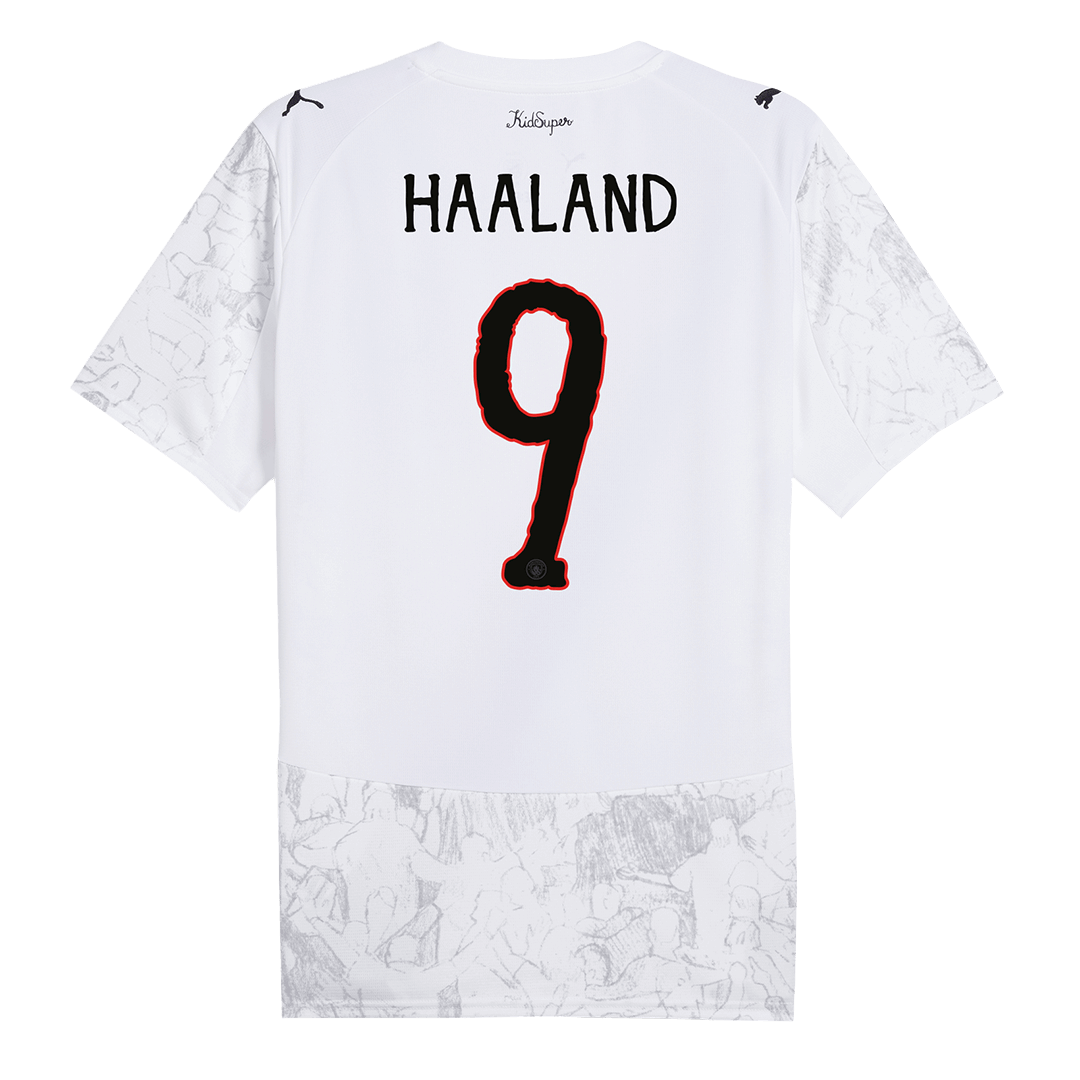 Tricouri Fotbal Manchester City KidSuper HAALAND #9 2025/26 - Club World Cup