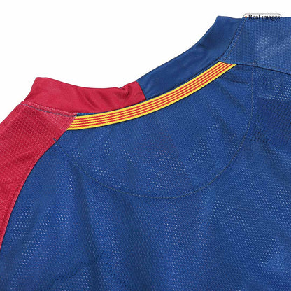 Tricouri Fotbal Vintage Barcelona MESSI #10 Acasă 2008/09 - UCL Final