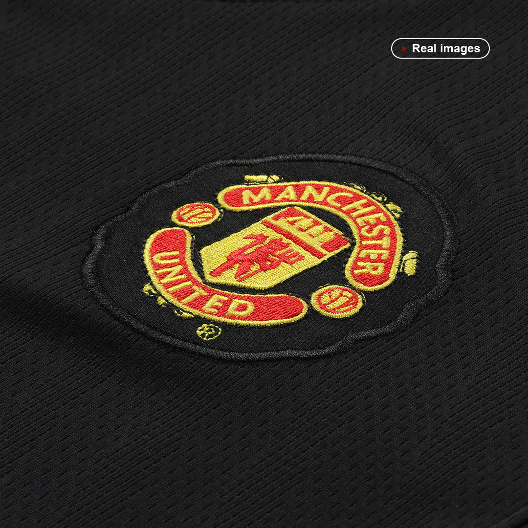 Tricouri Fotbal Vintage Manchester United SCHOLES #18 Deplasare 2007/08