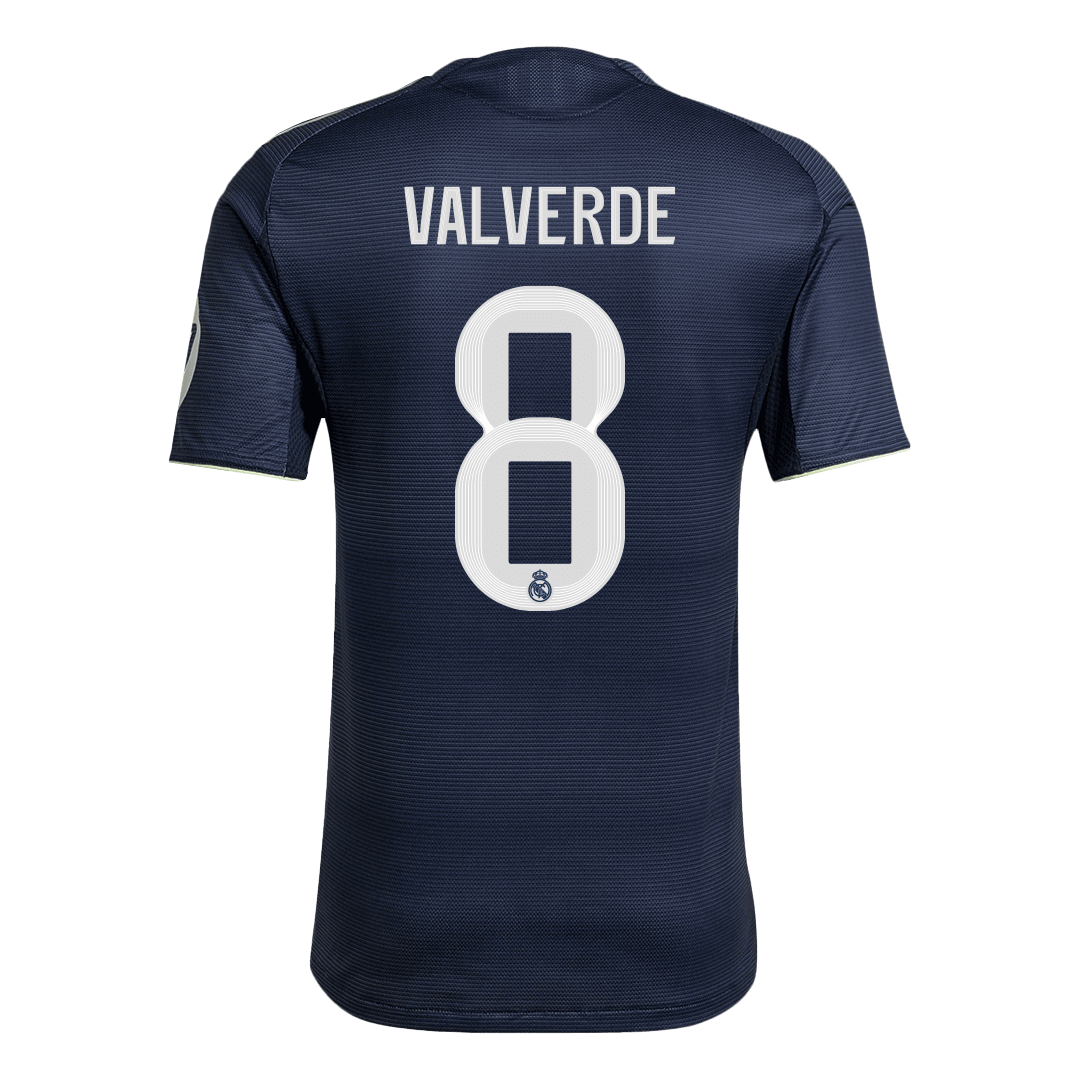Tricouri Fotbal Real Madrid VALVERDE #8 Deplasare 2025/26 Authentic - Premium