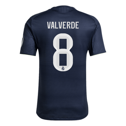 Tricouri Fotbal Real Madrid VALVERDE #8 Deplasare 2025/26 Authentic - Premium
