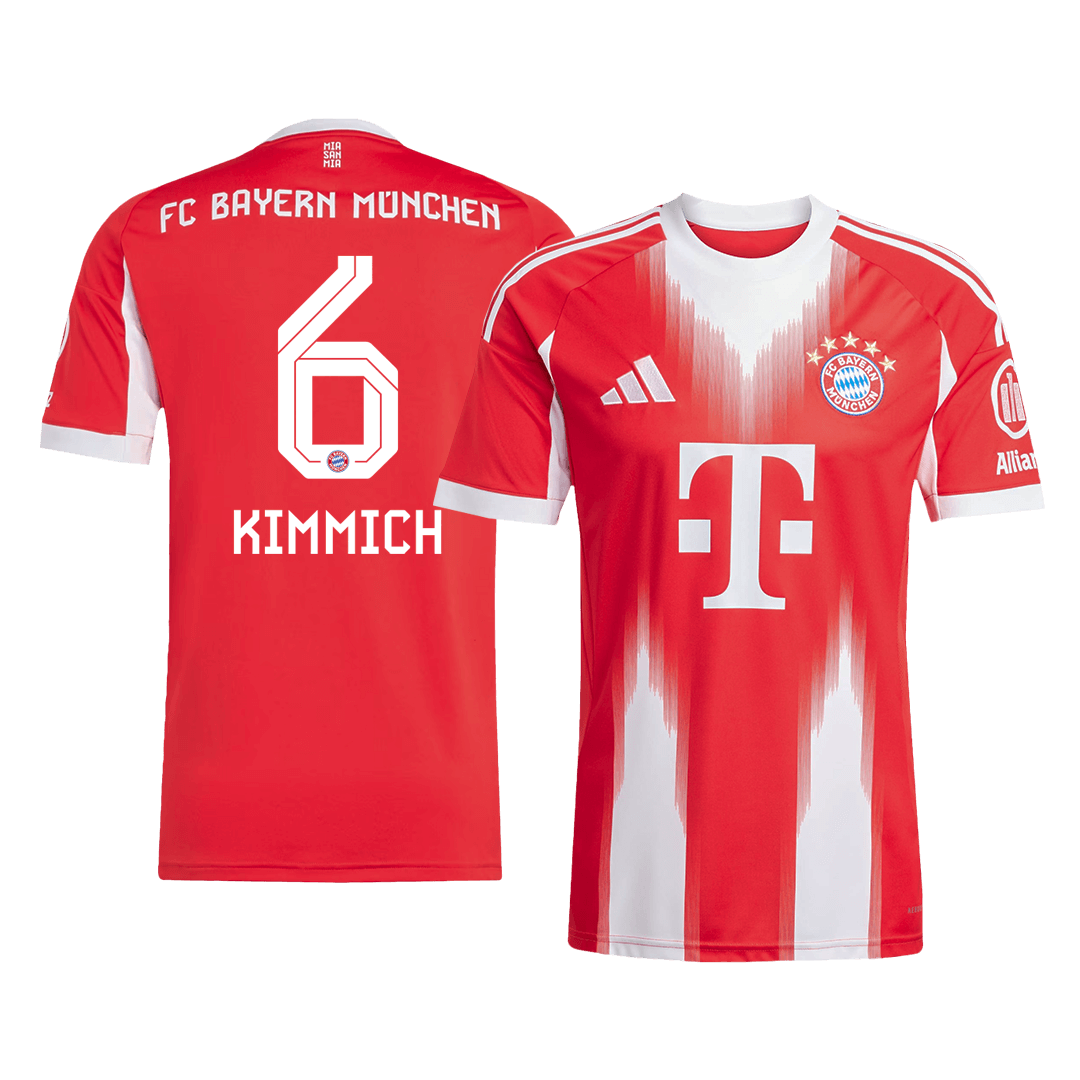 Tricouri Fotbal Bayern Munchen KIMMICH #6 Acasă 2025/26 - Premium