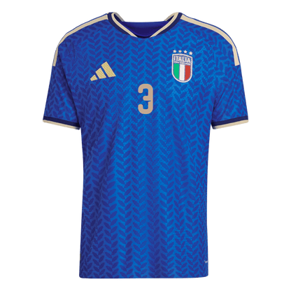 Tricouri Fotbal Italia DIMARCO #3 Acasă Cupa Mondială 2026 Authentic