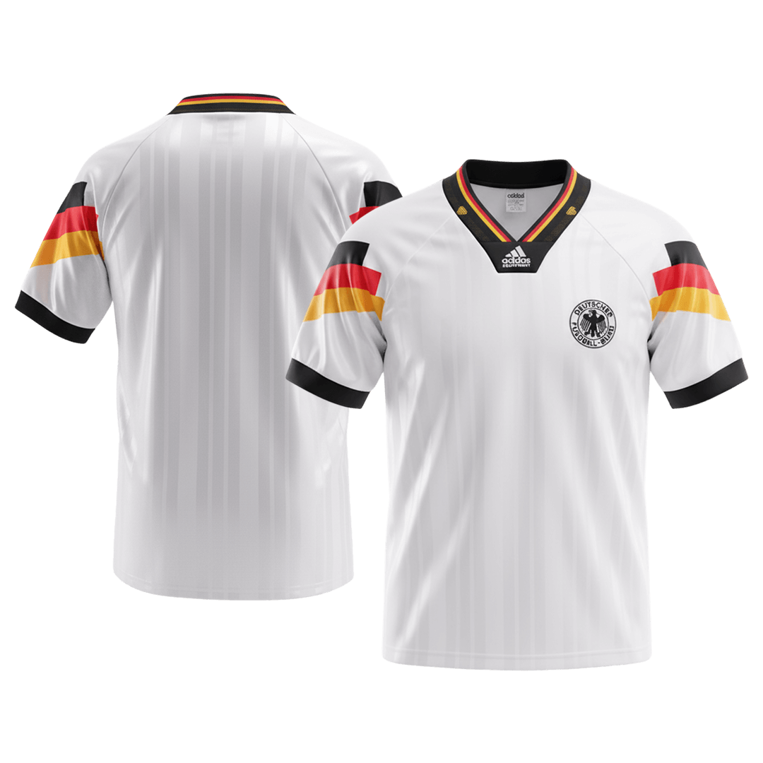 Tricouri Fotbal Vintage Germania Acasă 1992