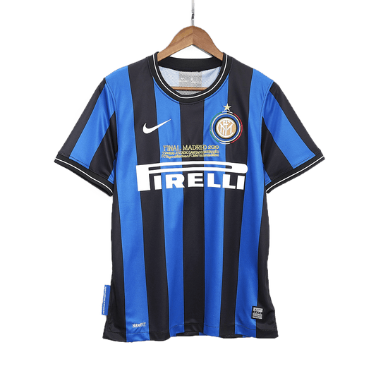 Tricouri Fotbal Vintage Inter Milano Acasă 2009/10 - UCL Final