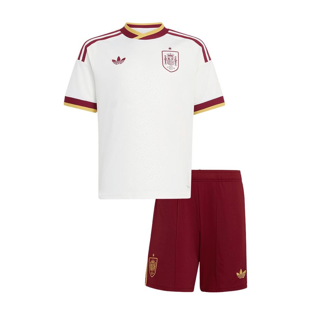 Set Tricouri Fotbal Spania Deplasare 2026 Pentru Copii
