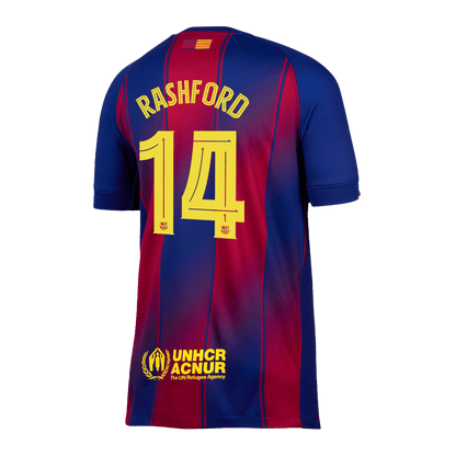 Tricouri Fotbal Barcelona RASHFORD #14 Acasă 2025/26 UCL - Premium