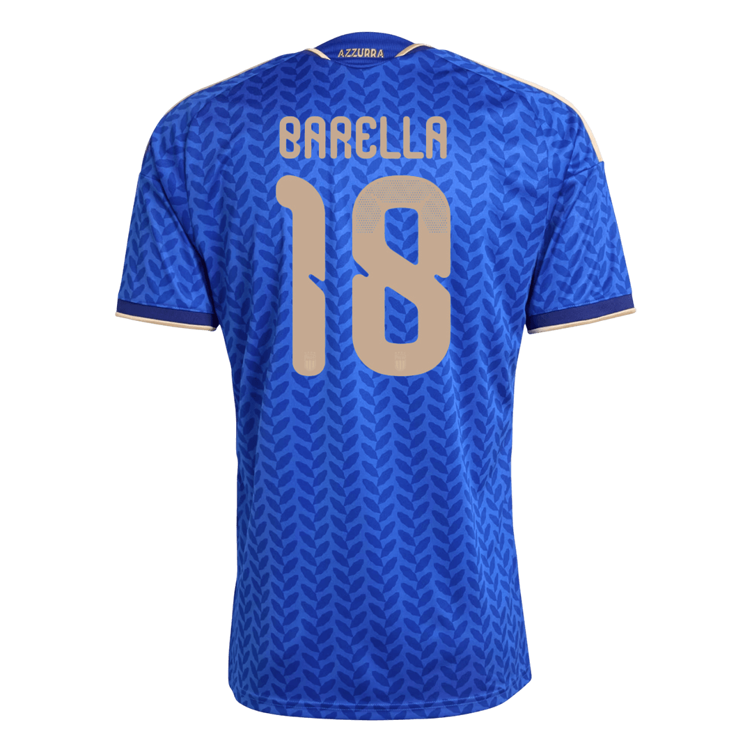 Tricouri Fotbal Italia BARELLA #18 Acasă Cupa Mondială 2026 - Premium
