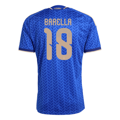 Tricouri Fotbal Italia BARELLA #18 Acasă Cupa Mondială 2026 - Premium
