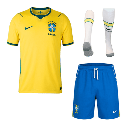Set Tricouri Fotbal Brazilia Acasă Cupa Mondială 2026 - Premium