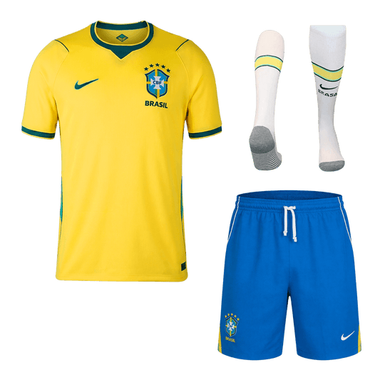 Set Tricouri Fotbal Brazilia Acasă Cupa Mondială 2026 - Premium