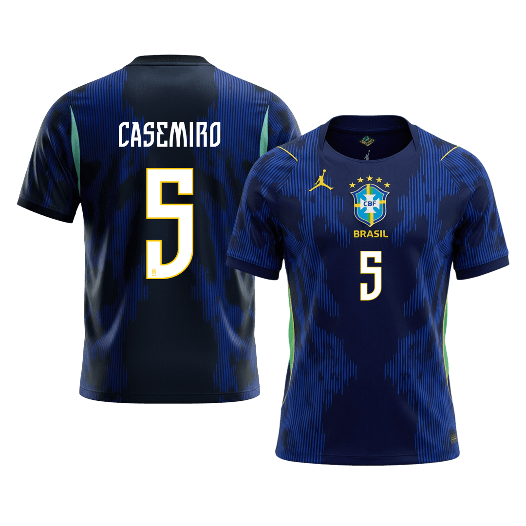 Tricouri Fotbal Brazilia CASEMIRO #5 Deplasare Cupa Mondială 2026