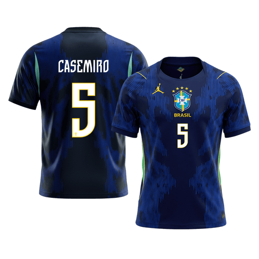 Tricouri Fotbal Brazilia CASEMIRO #5 Deplasare Cupa Mondială 2026