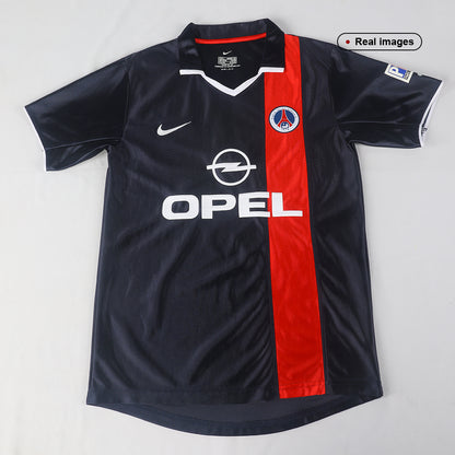 Tricouri Fotbal Vintage PSG Acasă 2001/02