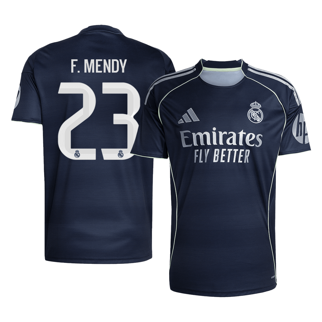 Tricouri Fotbal Real Madrid F.MENDY #23 Deplasare 2025/26 - Premium