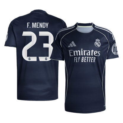 Tricouri Fotbal Real Madrid F.MENDY #23 Deplasare 2025/26 - Premium