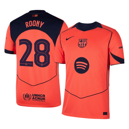 Tricouri Fotbal Barcelona ROONY 28 Treilea 2025/26 - TricouriFotbaliști Shop