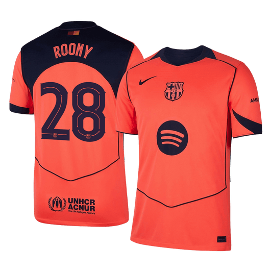 Tricouri Fotbal Barcelona ROONY 28 Treilea 2025/26 - TricouriFotbaliști Shop