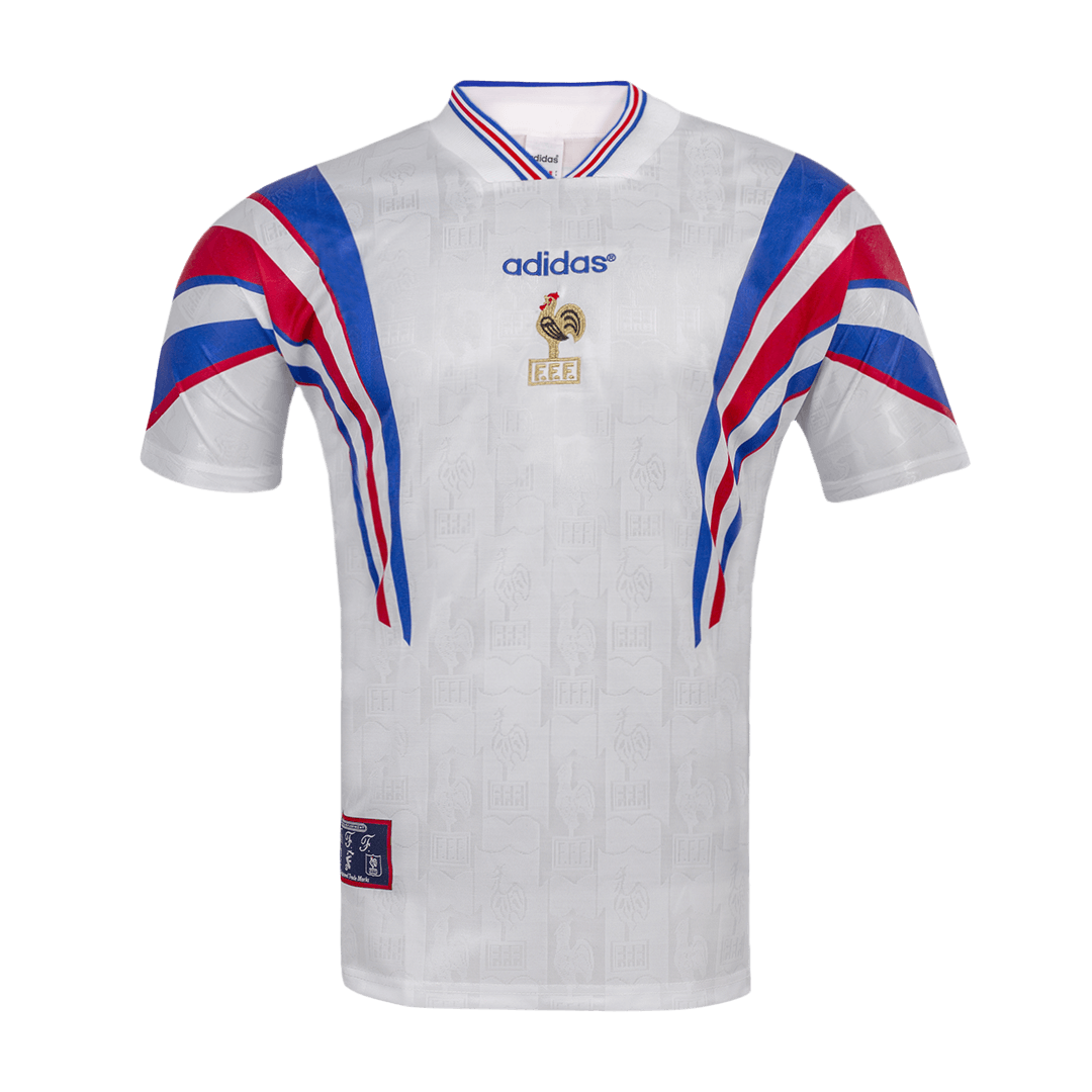 Tricouri Fotbal Vintage Franța Deplasare 1996
