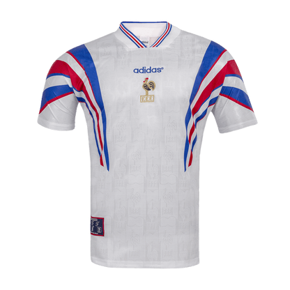 Tricouri Fotbal Vintage Franța Deplasare 1996