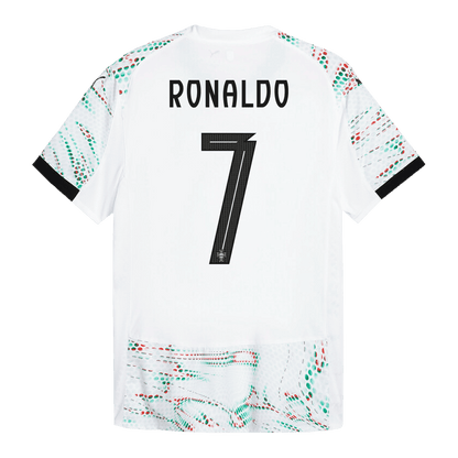 Tricouri Fotbal Portugalia RONALDO #7 Deplasare 2025 Authentic