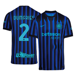 Tricouri Fotbal Inter Milano DUMFRIES #2 Acasă 2025/26