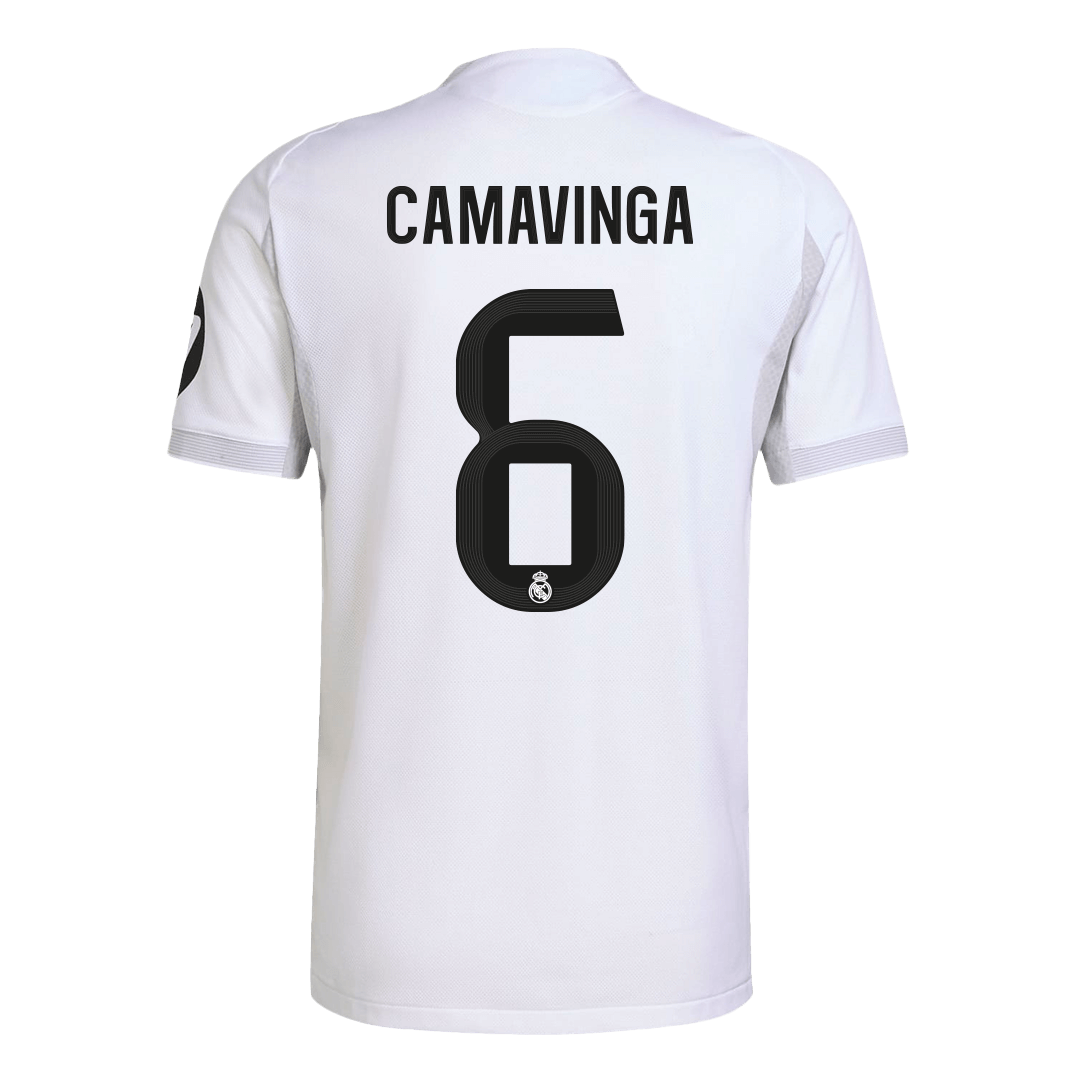 Tricouri Fotbal Real Madrid CAMAVINGA #6 Acasă 2025/26 Authentic - Premium