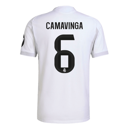 Tricouri Fotbal Real Madrid CAMAVINGA #6 Acasă 2025/26 Authentic - Premium