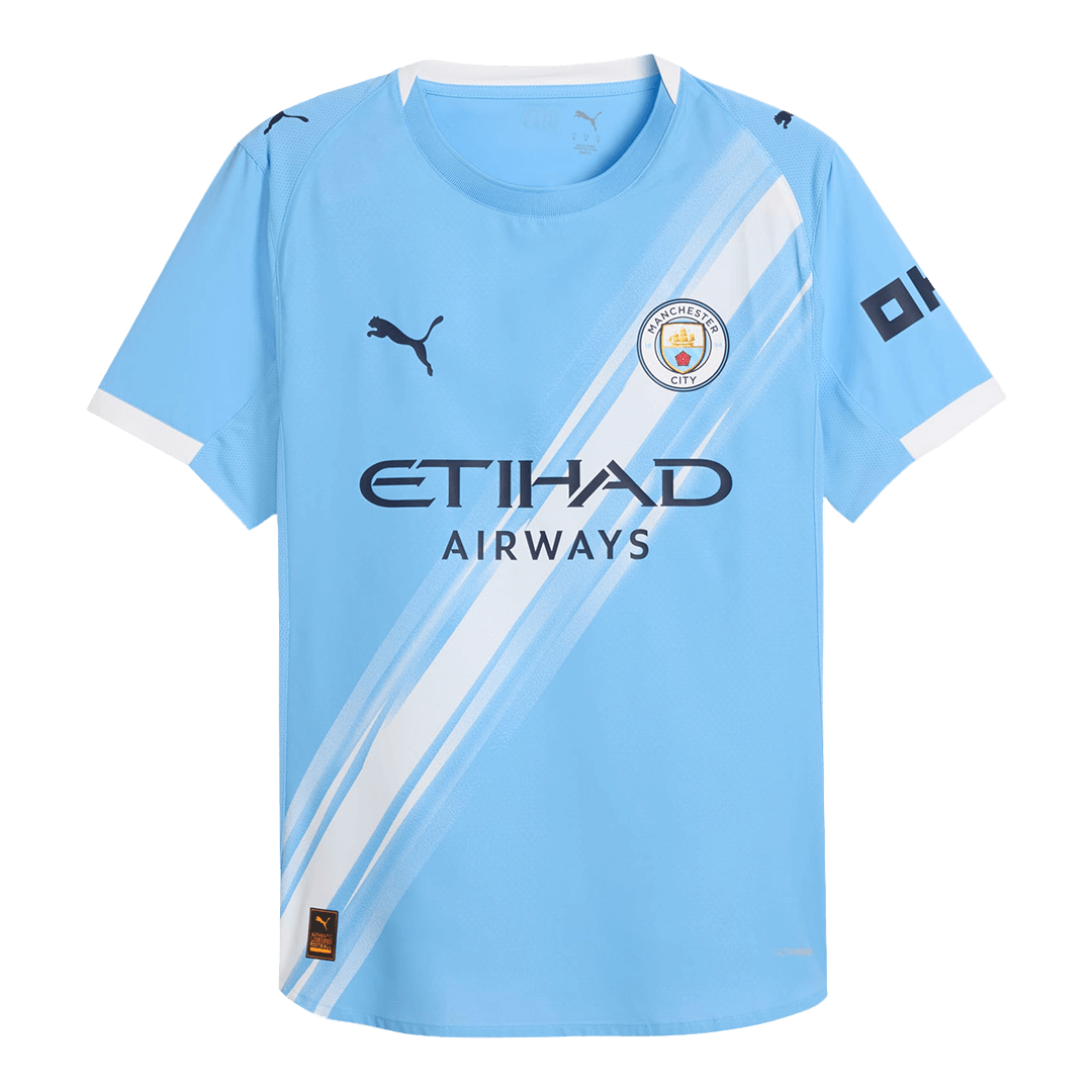 Tricouri Fotbal Manchester City Acasă 2025/26 Authentic