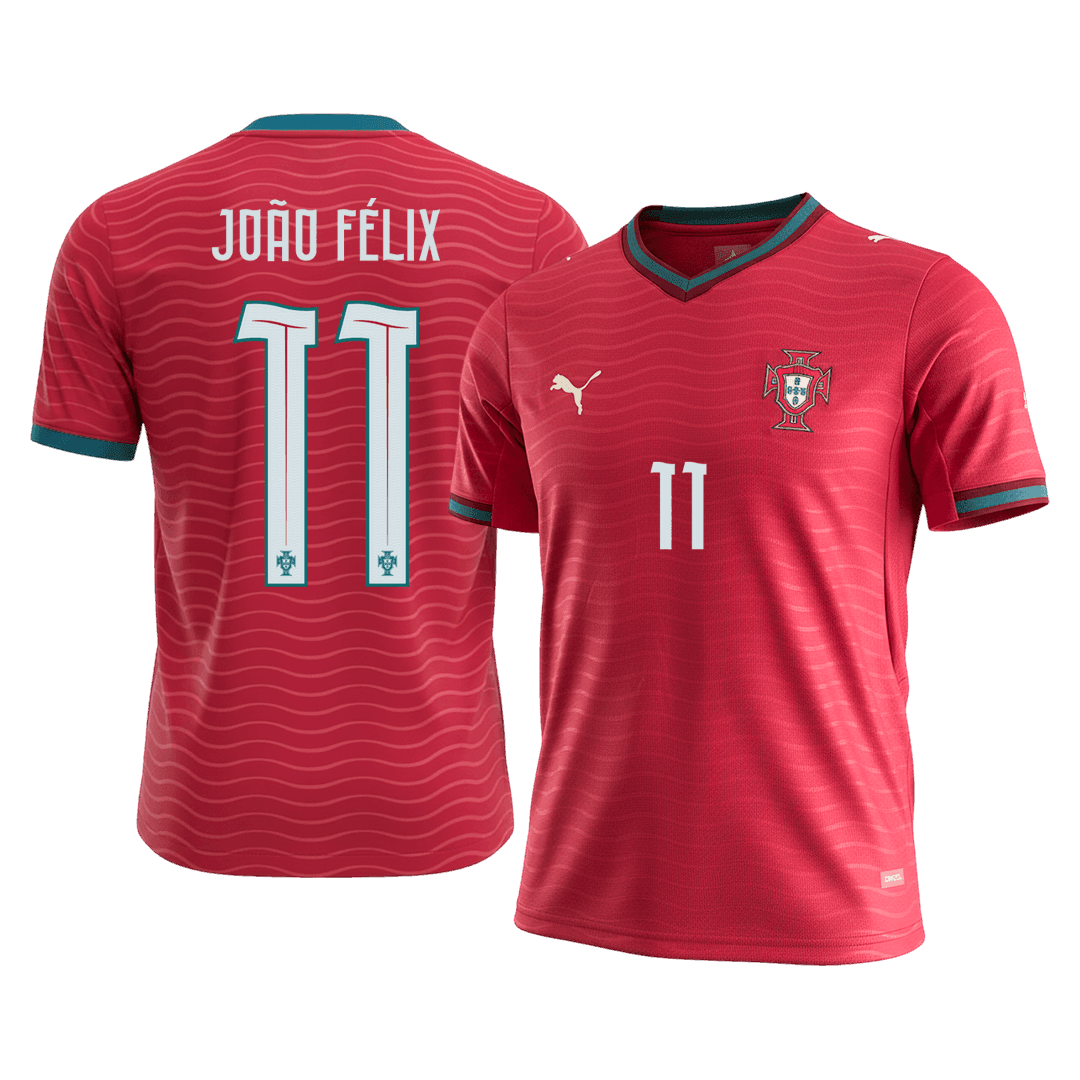 Tricouri Fotbal Portugalia JOÃO FÉLIX #11 Acasă Cupa Mondială 2026 - Premium