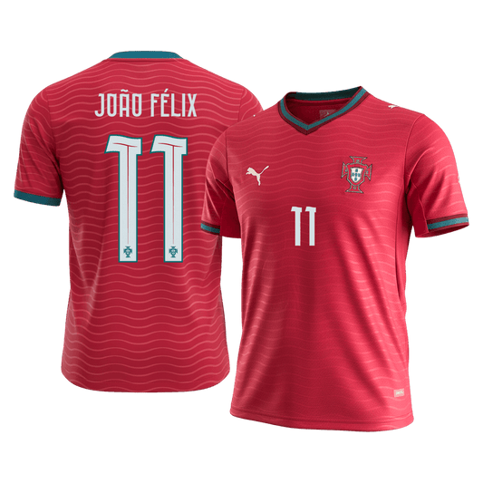 Tricouri Fotbal Portugalia JOÃO FÉLIX #11 Acasă Cupa Mondială 2026 - Premium