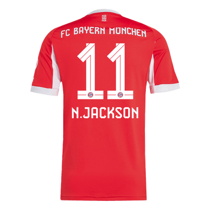Tricouri Fotbal Bayern Munchen N.JACKSON #11 Acasă 2025/26 - Premium