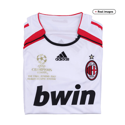 Tricouri Fotbal Vintage AC Milan KAKA' #22 Deplasare 2006/07 - UCL