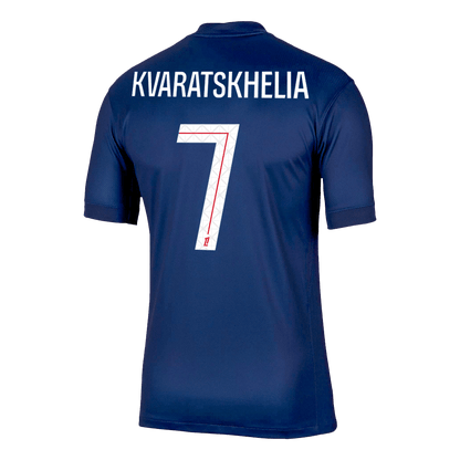 Tricouri Fotbal PSG KVARATSKHELIA #7 Acasă 2025/26 - Premium