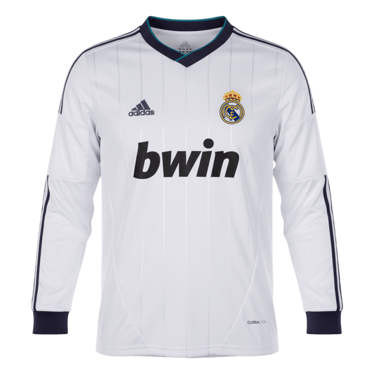 Tricouri Fotbal Vintage Real Madrid Acasă 2012/13 Mânecă Lungă