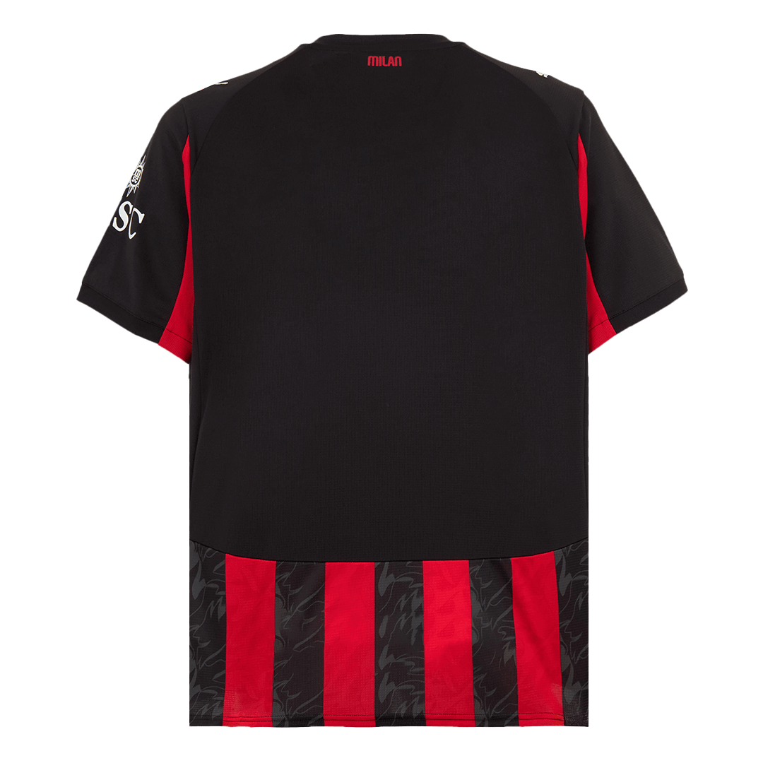 Tricouri Fotbal AC Milan Acasă 2025/26 - Premium