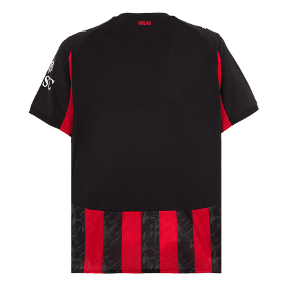 Tricouri Fotbal AC Milan Acasă 2025/26 (mărime mare) - Premium