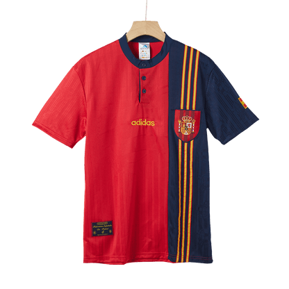 Tricouri Fotbal Vintage Spania Acasă 1996