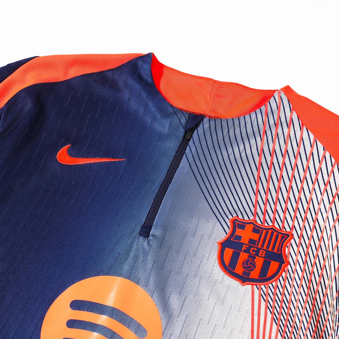 Set Bluză Barcelona 2025/26 Pentru Copii - Black&Orange