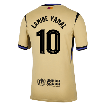 Tricouri Fotbal Barcelona LAMINE YAMAL #10 Deplasare 2025/26 - UCL