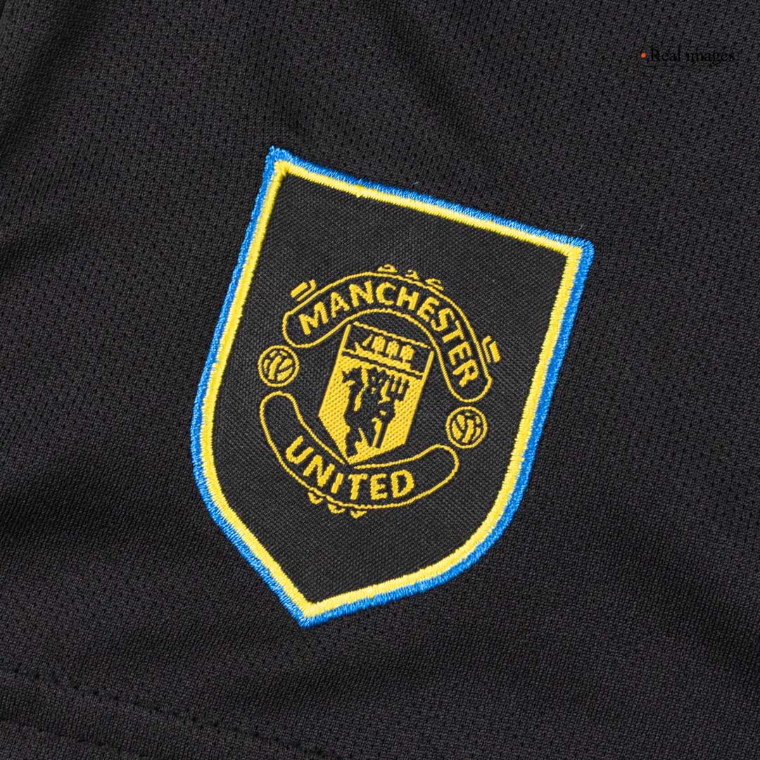 Set Tricouri Fotbal Manchester United Treilea 2025/26 Pentru Copii