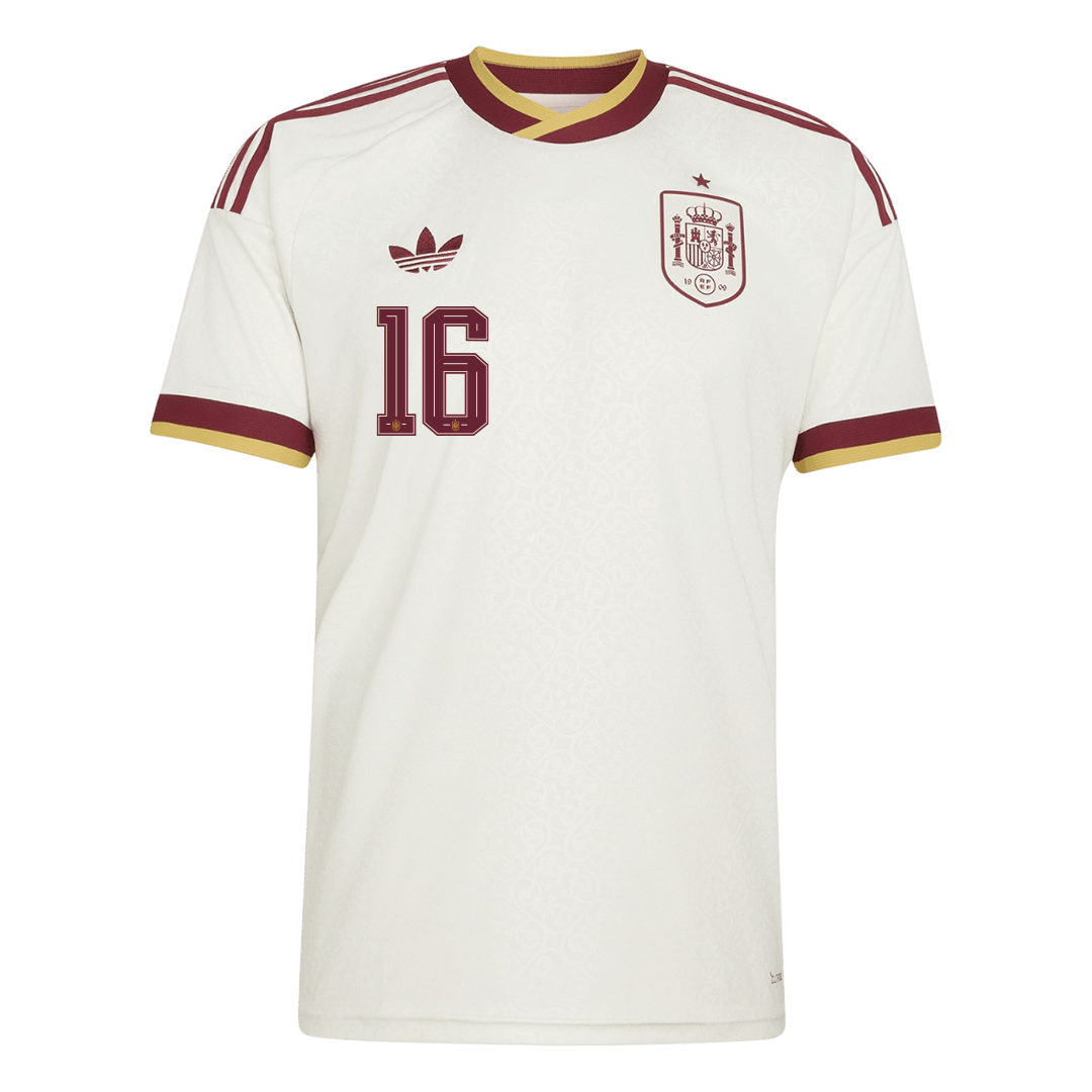 Tricouri Fotbal Spania RODRIGO #16 Deplasare Cupa Mondială 2026