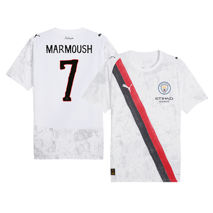 Tricouri Fotbal Manchester City KidSuper MARMOUSH #7 2025/26 - Club World Cup (mărime mare)