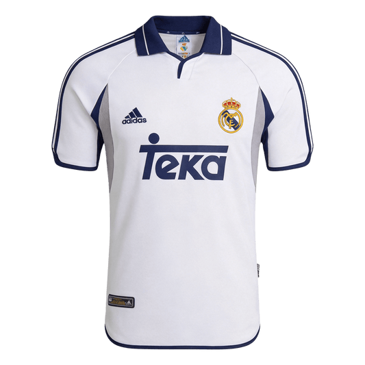Tricouri Fotbal Vintage Real Madrid Acasă 2000/01